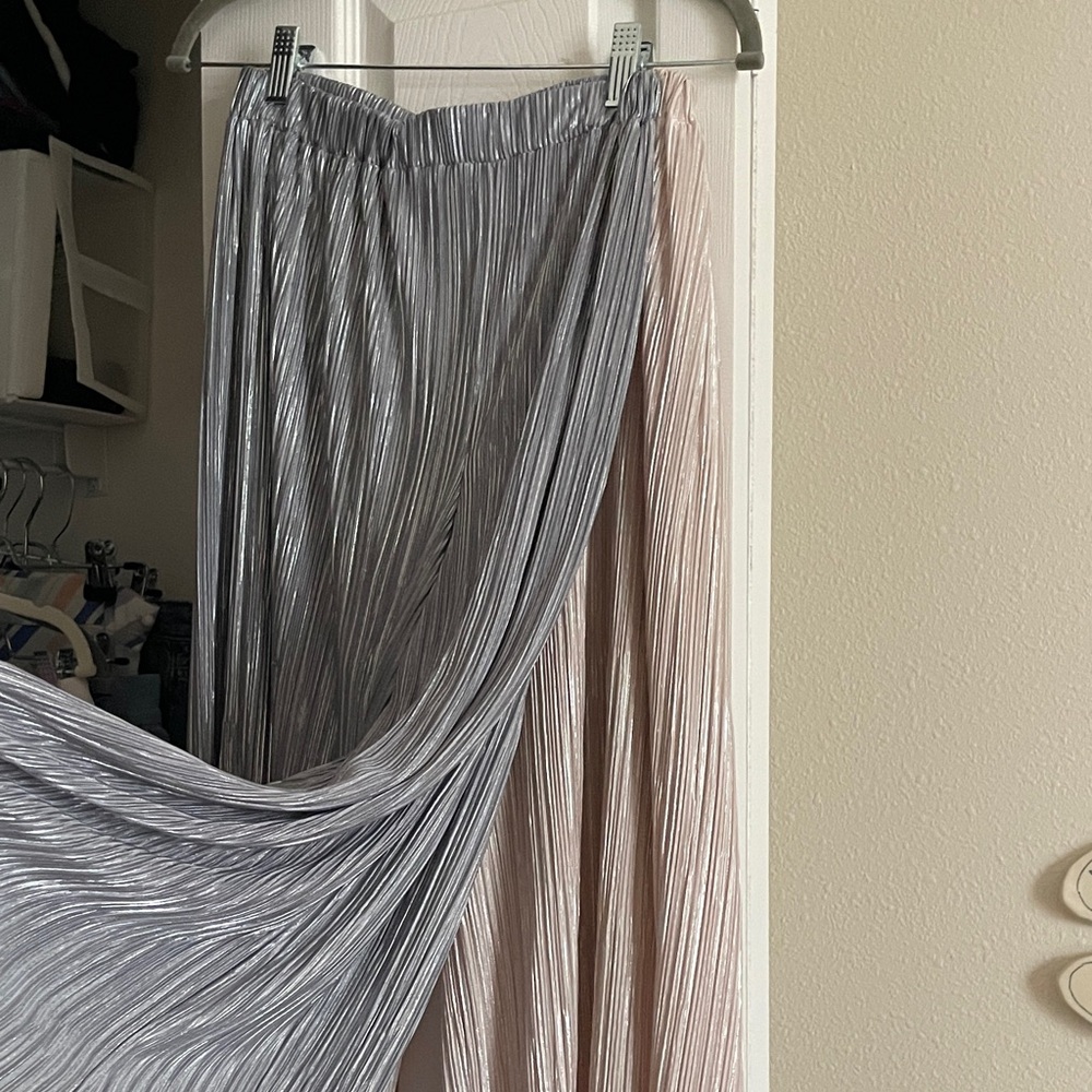 Glitter Midi Pants Duo
